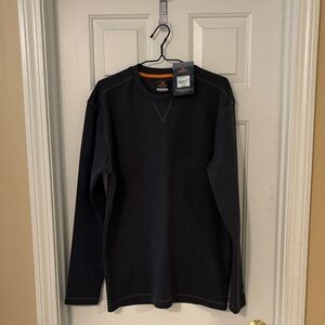 Black Thermal Long Sleeve Shirt
